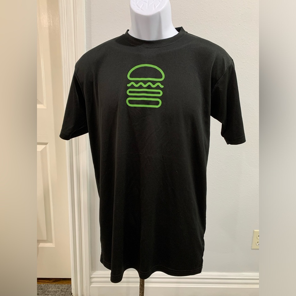 Shake‎ Shack Short Sleeve Black Top Size XS